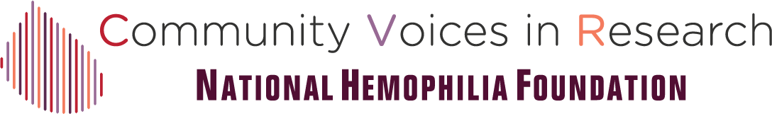 National Hemophilia Foundation - Community Voices in Research logo