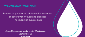 Burden on parents of children with moderate or severe von Willebrand disease: The impact of clinical data