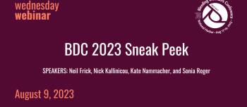 BDC 2023 Sneak Peek